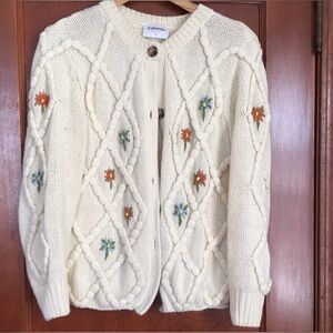 Callahan Floral Knit Cardigan